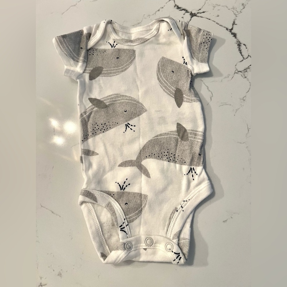 Carter’s Whale Bodysuit NWOT